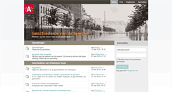 Desktop Screenshot of geschiedenisvanantwerpen.be